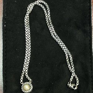 David Yurman Pearl Cookie Necklace